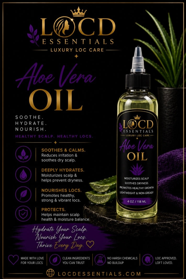 Aloe Vera Oil, Scalp and Loc Oil